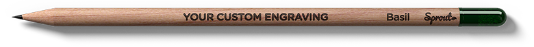 Custom engraved pencil