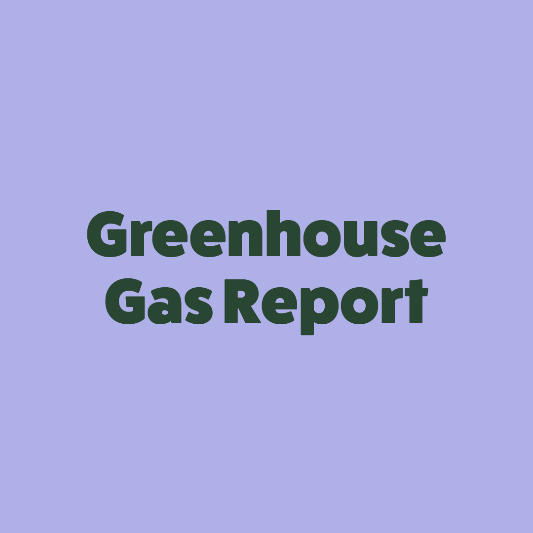 Greenhouse Gas Report