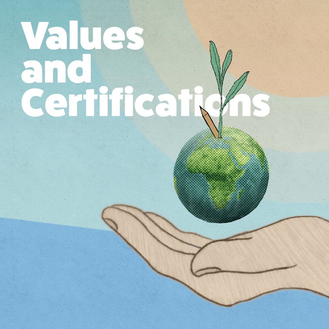 Sproutworld values and certifications