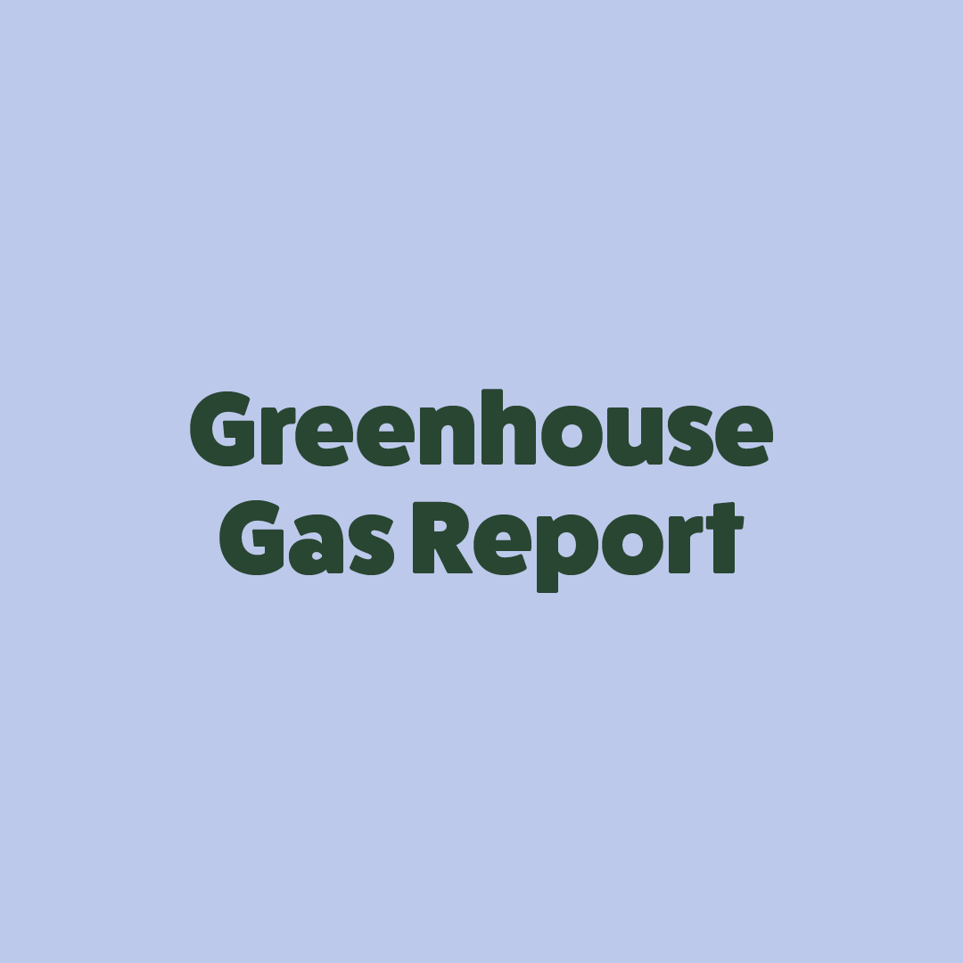 Greenhouse Gas Report 